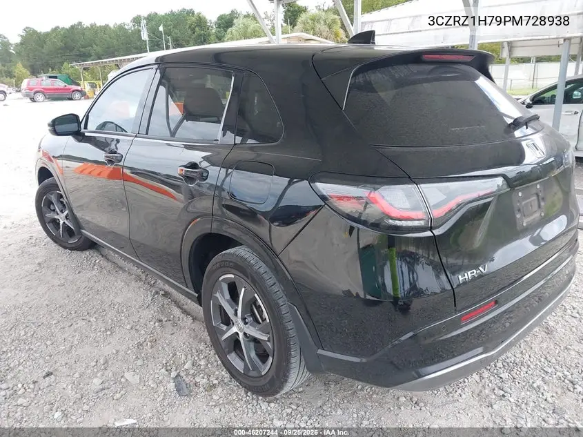 2023 HONDA HR-V VIN 3CZRZ1H79PM728938 — фото 3