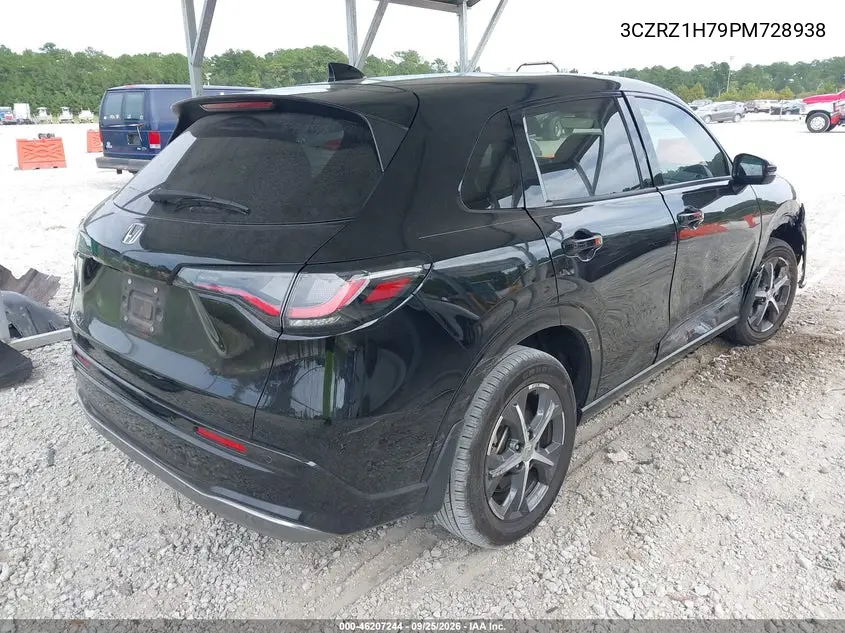 2023 HONDA HR-V VIN 3CZRZ1H79PM728938 — фото 4