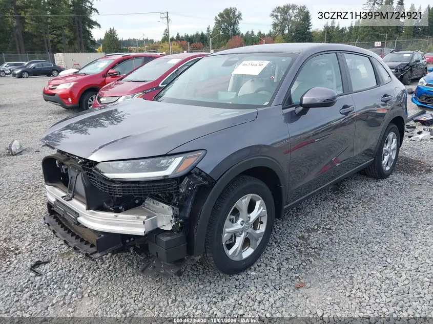 2023 HONDA HR-V VIN 3CZRZ1H39PM724921 — фото 2