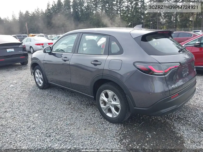 2023 HONDA HR-V VIN 3CZRZ1H39PM724921 — фото 3