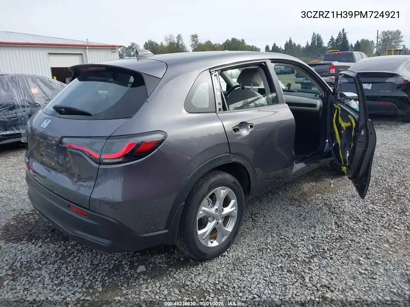 2023 HONDA HR-V VIN 3CZRZ1H39PM724921 — фото 4
