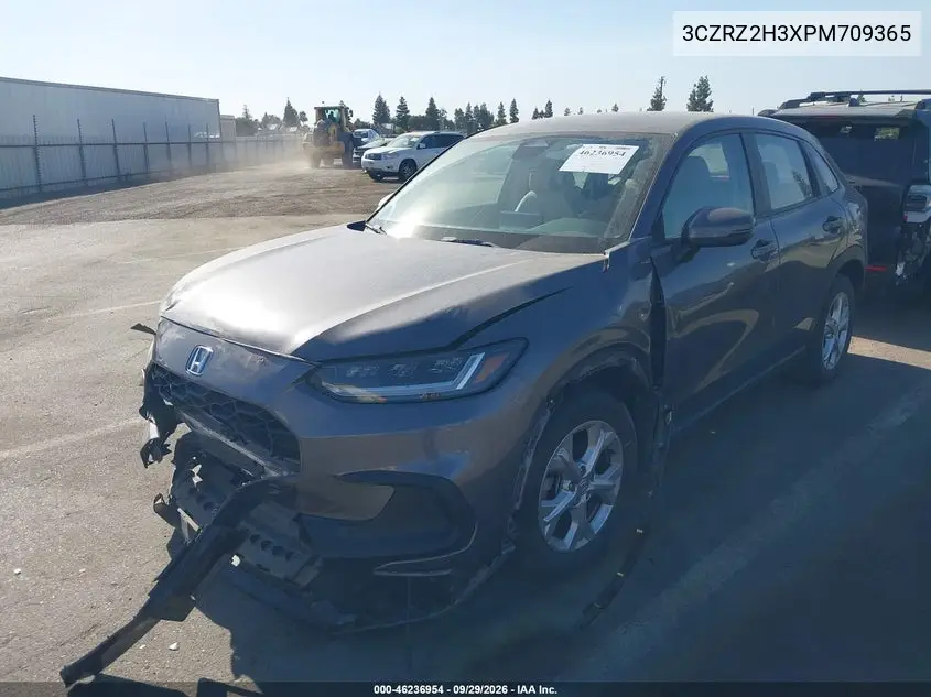 2023 HONDA HR-V VIN 3CZRZ2H3XPM709365 — фото 2