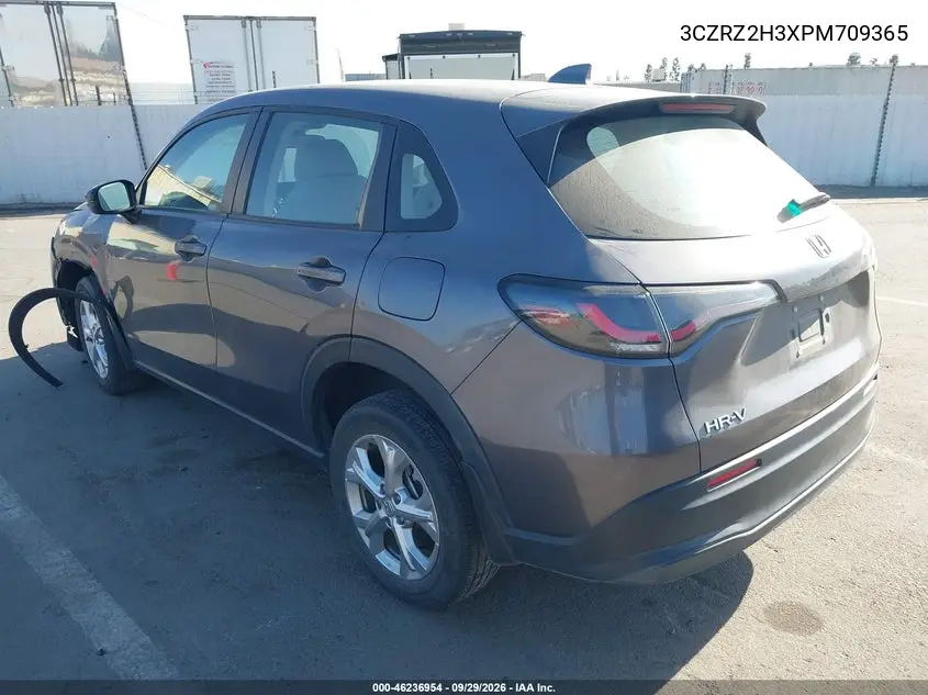 2023 HONDA HR-V VIN 3CZRZ2H3XPM709365 — фото 3