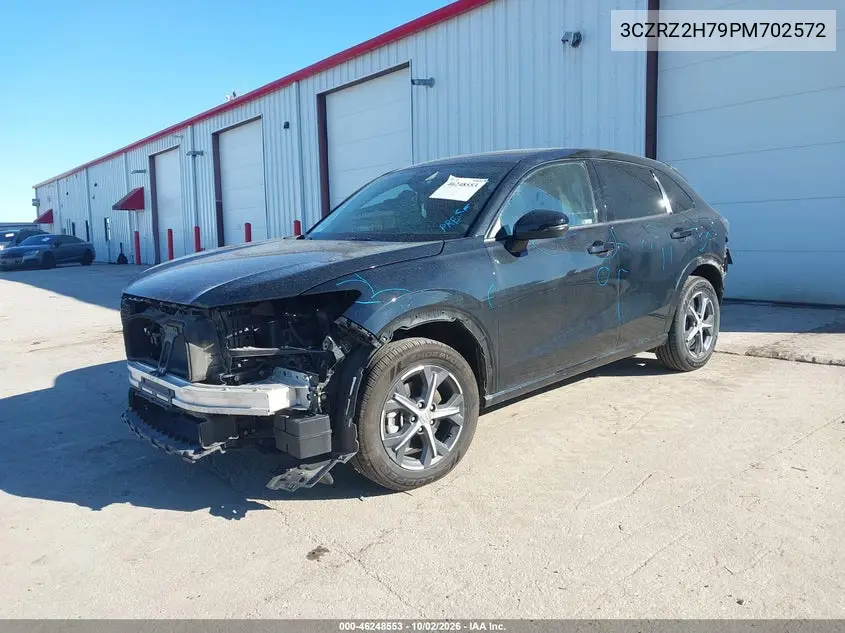 2023 HONDA HR-V VIN 3CZRZ2H79PM702572 — фото 2