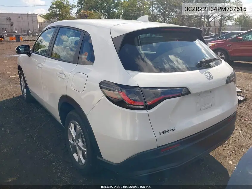 2023 HONDA HR-V VIN 3CZRZ2H34PM737615 — фото 3