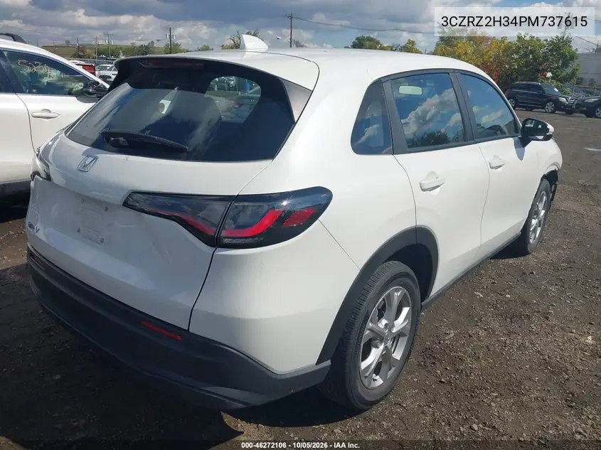 2023 HONDA HR-V VIN 3CZRZ2H34PM737615 — фото 4
