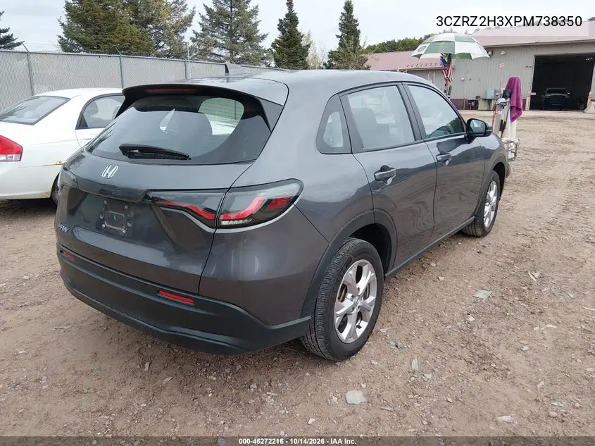 2023 HONDA HR-V VIN 3CZRZ2H3XPM738350 — фото 4