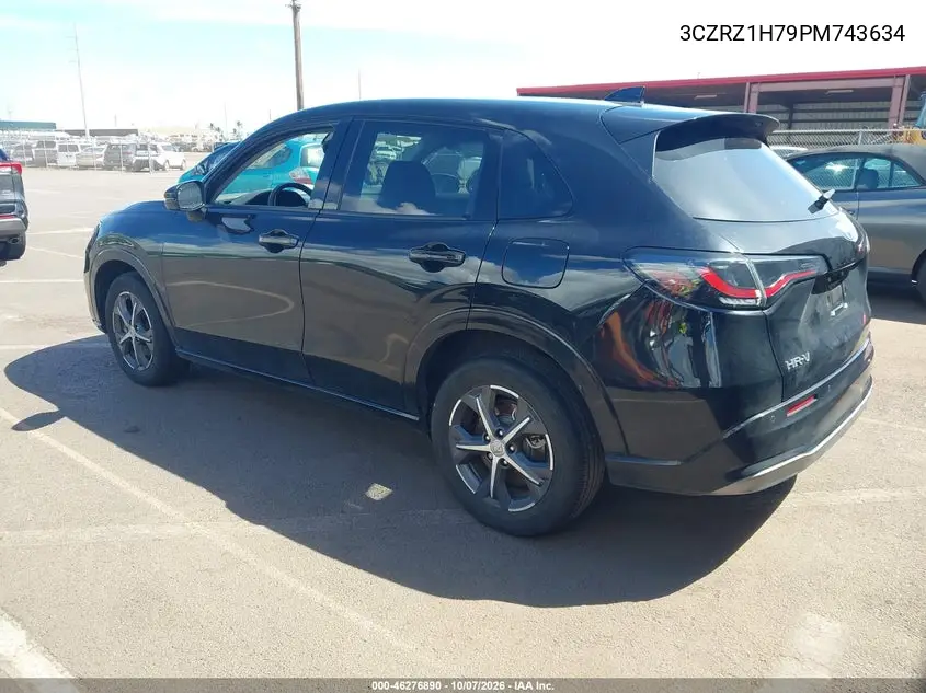 2023 HONDA HR-V VIN 3CZRZ1H79PM743634 — фото 3