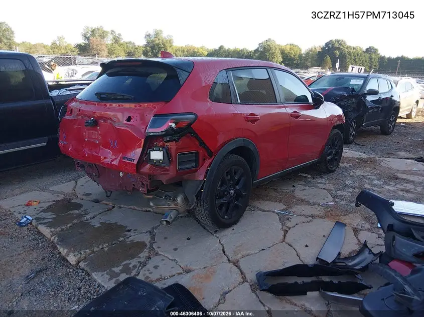 2023 HONDA HR-V VIN 3CZRZ1H57PM713045 — фото 4