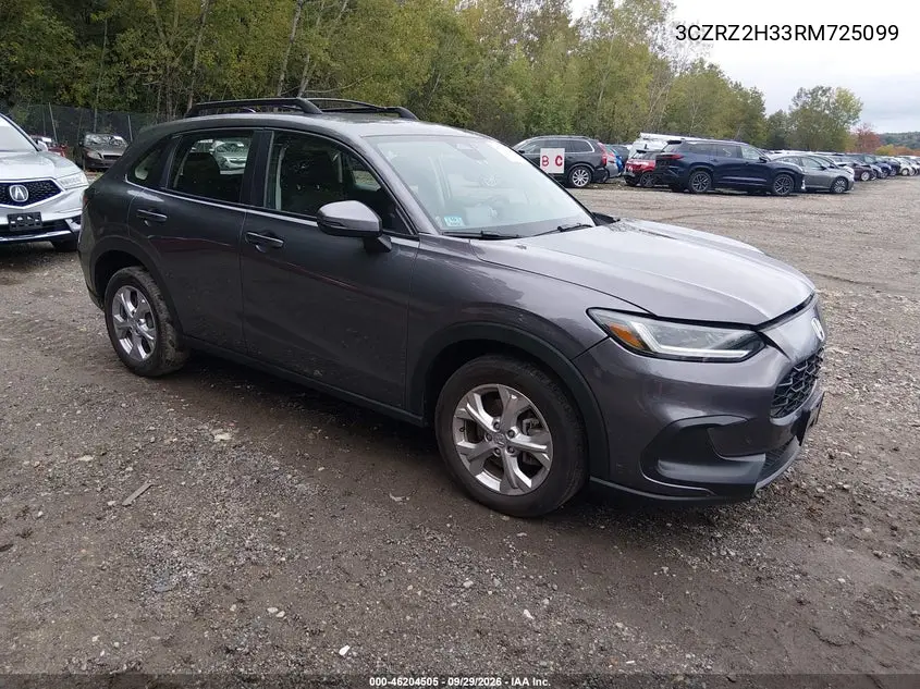 HONDA HR-V 2024, VIN 3CZRZ2H33RM725099