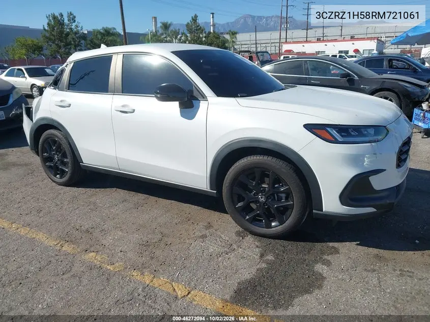 HONDA HR-V 2024, VIN 3CZRZ1H58RM721061