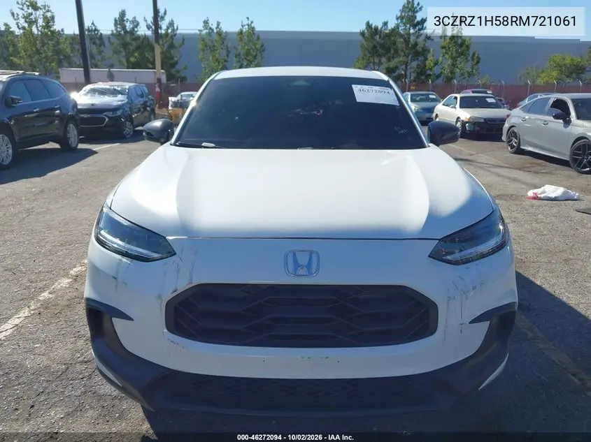 2024 HONDA HR-V VIN 3CZRZ1H58RM721061 — фото 11