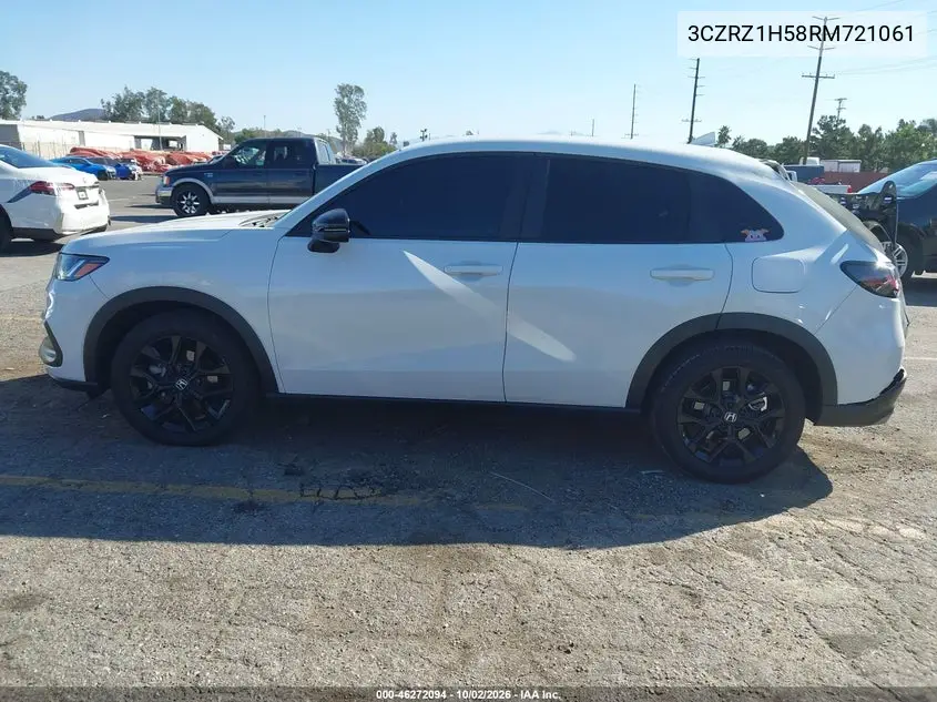2024 HONDA HR-V VIN 3CZRZ1H58RM721061 — фото 13