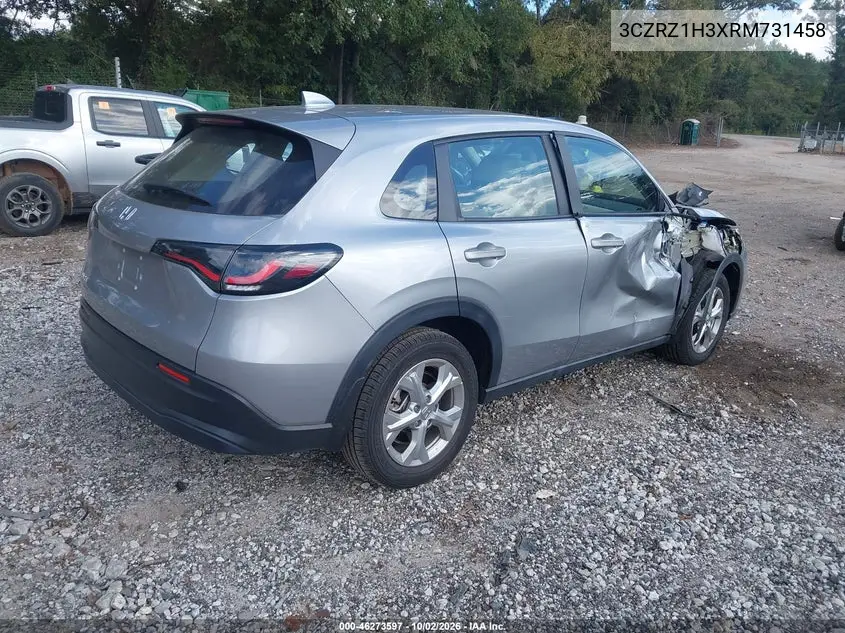 2024 HONDA HR-V VIN 3CZRZ1H3XRM731458 — фото 4