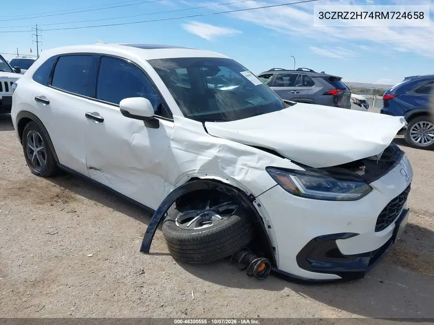 HONDA HR-V 2024, VIN 3CZRZ2H74RM724658