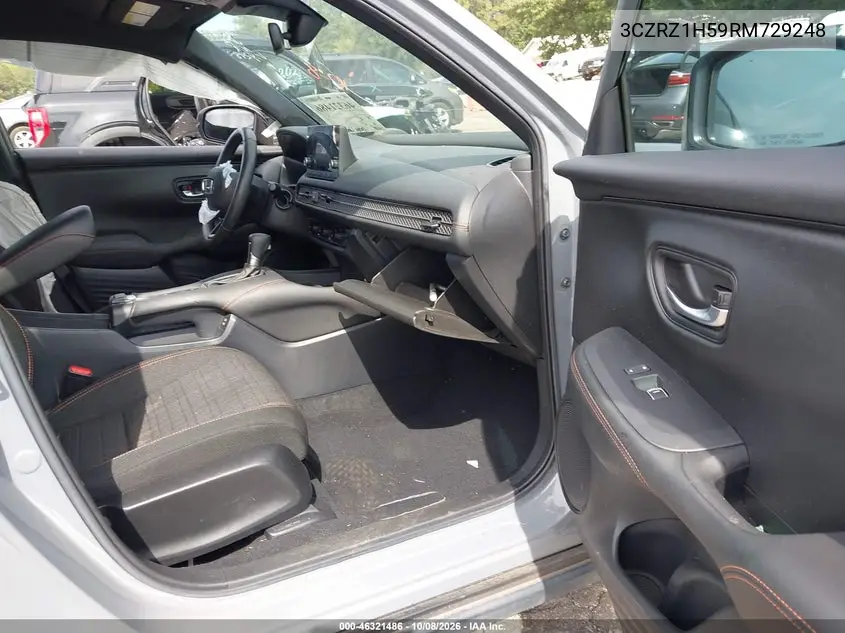2024 HONDA HR-V VIN 3CZRZ1H59RM729248 — фото 5