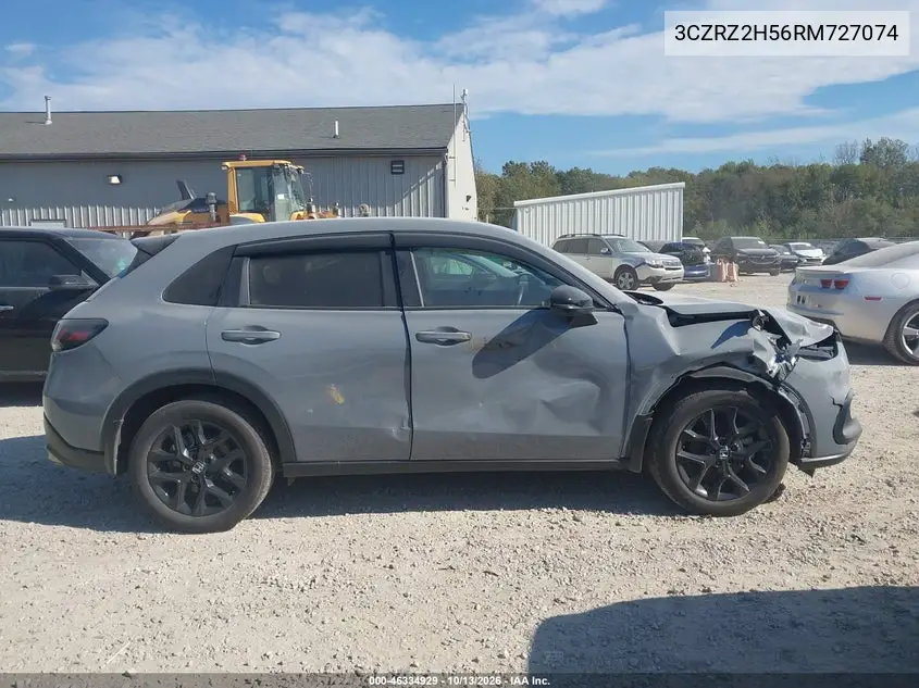 2024 HONDA HR-V VIN 3CZRZ2H56RM727074 — фото 13