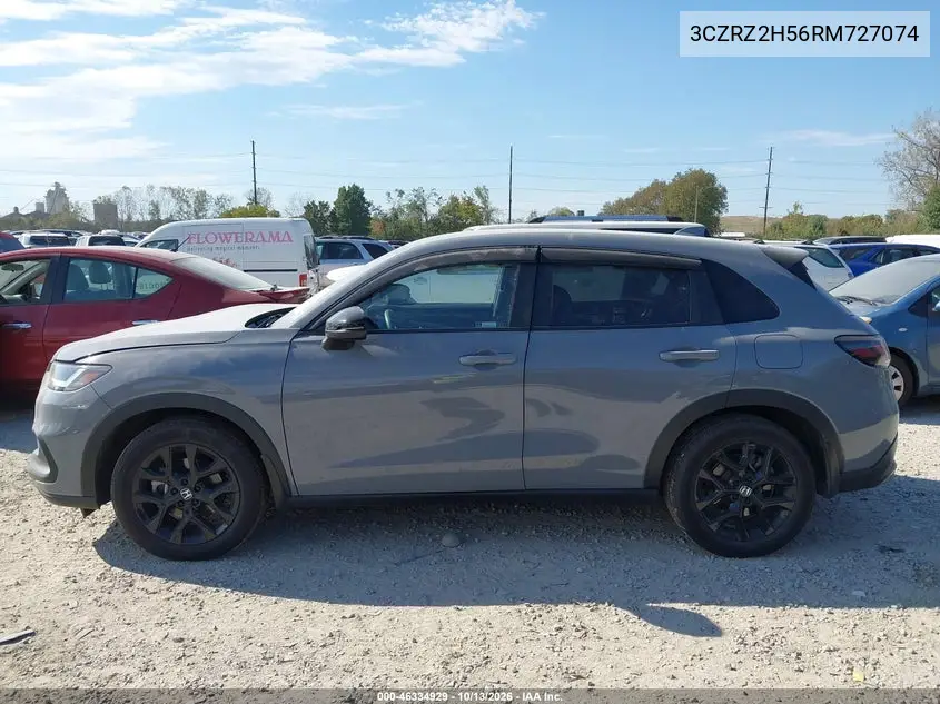 2024 HONDA HR-V VIN 3CZRZ2H56RM727074 — фото 14