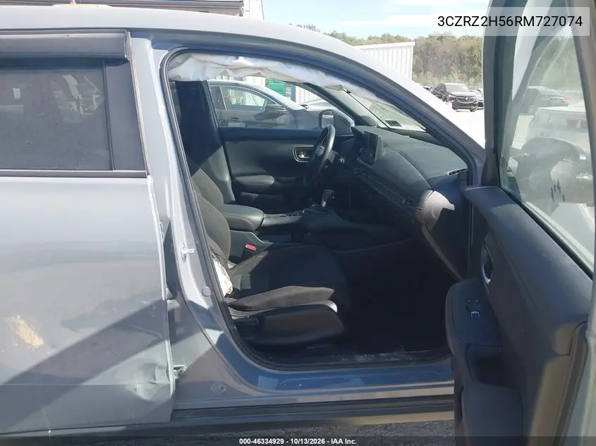 2024 HONDA HR-V VIN 3CZRZ2H56RM727074 — фото 5