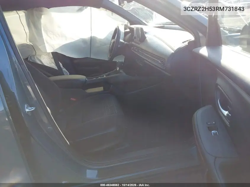 2024 HONDA HR-V VIN 3CZRZ2H53RM731843 — фото 5