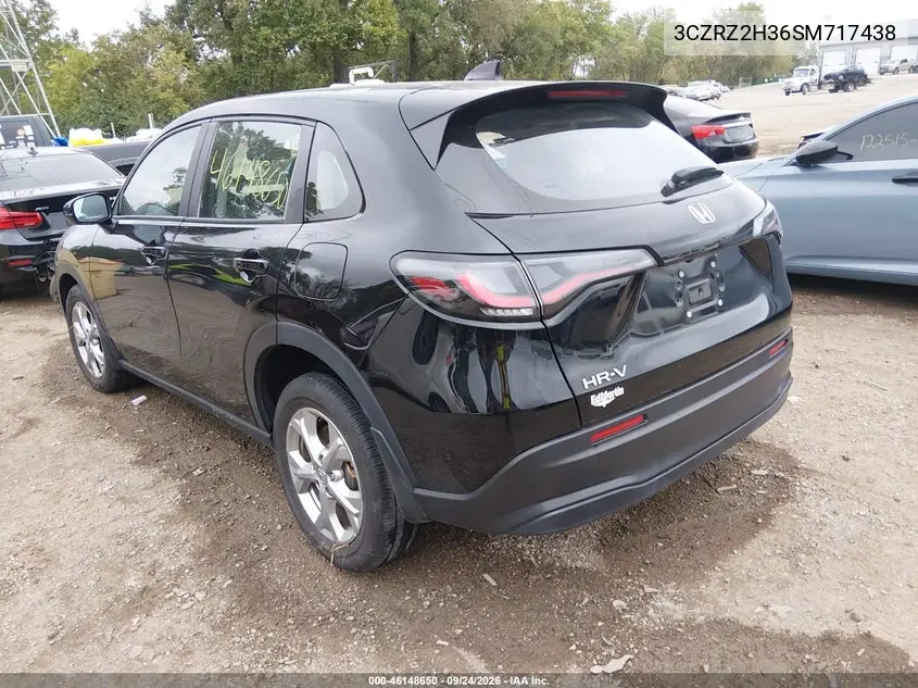 2025 HONDA HR-V VIN 3CZRZ2H36SM717438 — фото 3