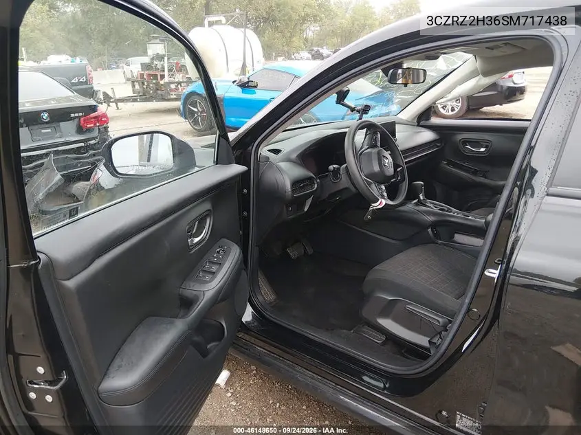 2025 HONDA HR-V VIN 3CZRZ2H36SM717438 — фото 5