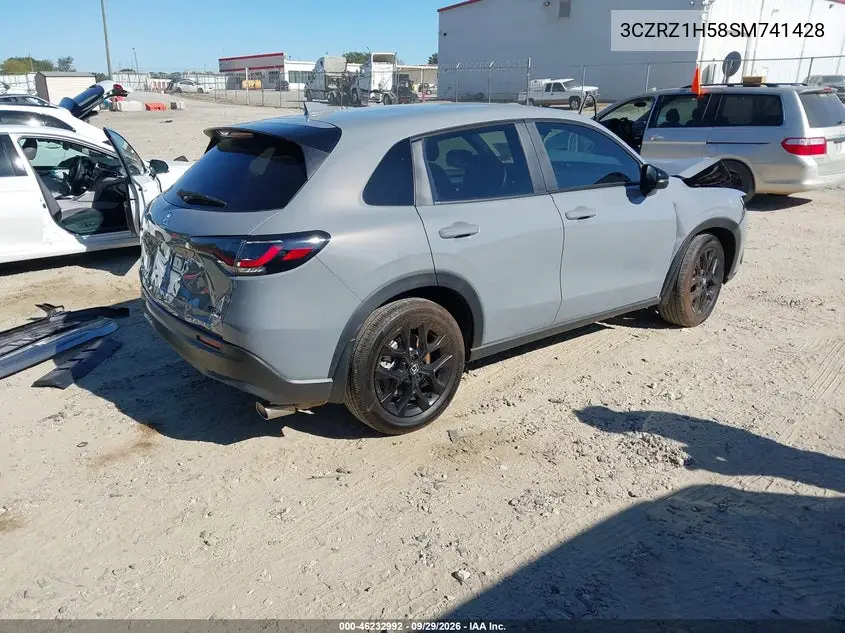 2025 HONDA HR-V VIN 3CZRZ1H58SM741428 — фото 4