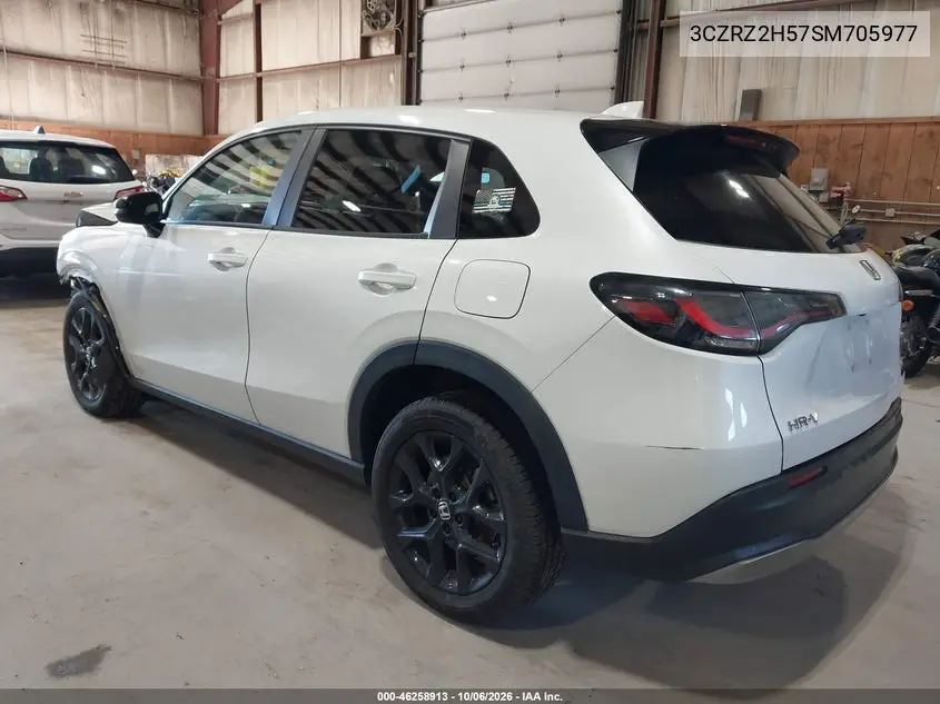 2025 HONDA HR-V VIN 3CZRZ2H57SM705977 — фото 3