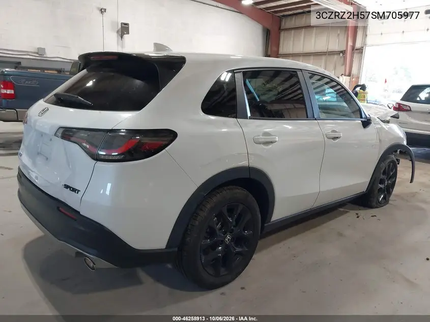 2025 HONDA HR-V VIN 3CZRZ2H57SM705977 — фото 4