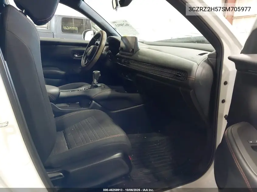 2025 HONDA HR-V VIN 3CZRZ2H57SM705977 — фото 5