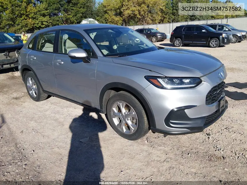 HONDA HR-V 2025, VIN 3CZRZ2H34SM757582