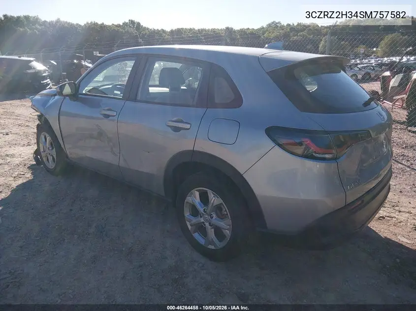 2025 HONDA HR-V VIN 3CZRZ2H34SM757582 — фото 3