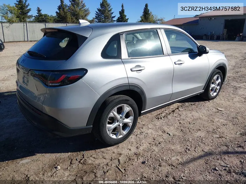 2025 HONDA HR-V VIN 3CZRZ2H34SM757582 — фото 4