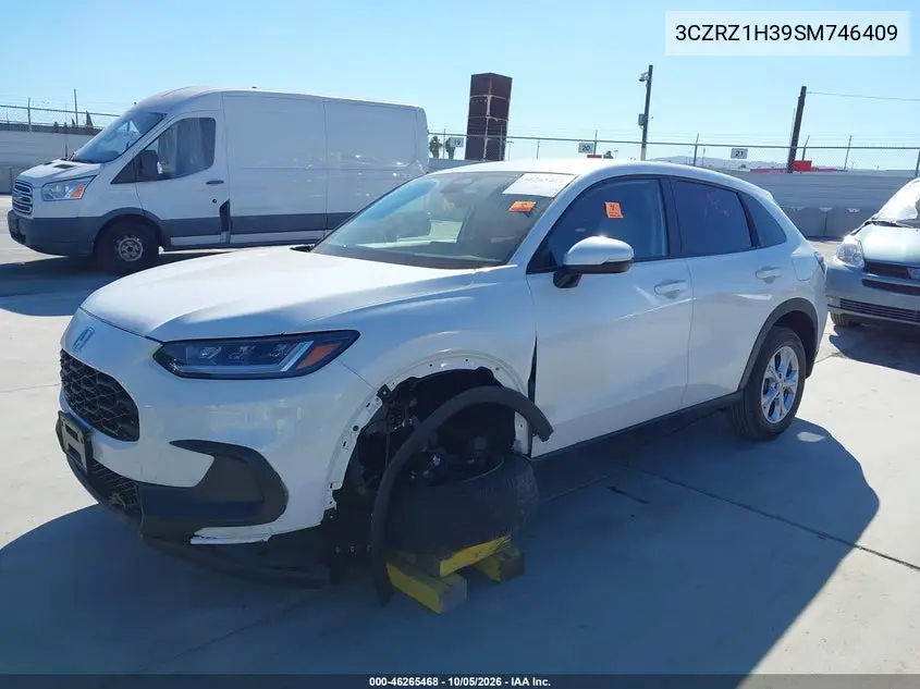 2025 HONDA HR-V VIN 3CZRZ1H39SM746409 — фото 2