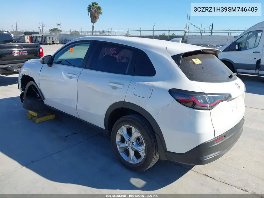 2025 HONDA HR-V VIN 3CZRZ1H39SM746409 — фото 3