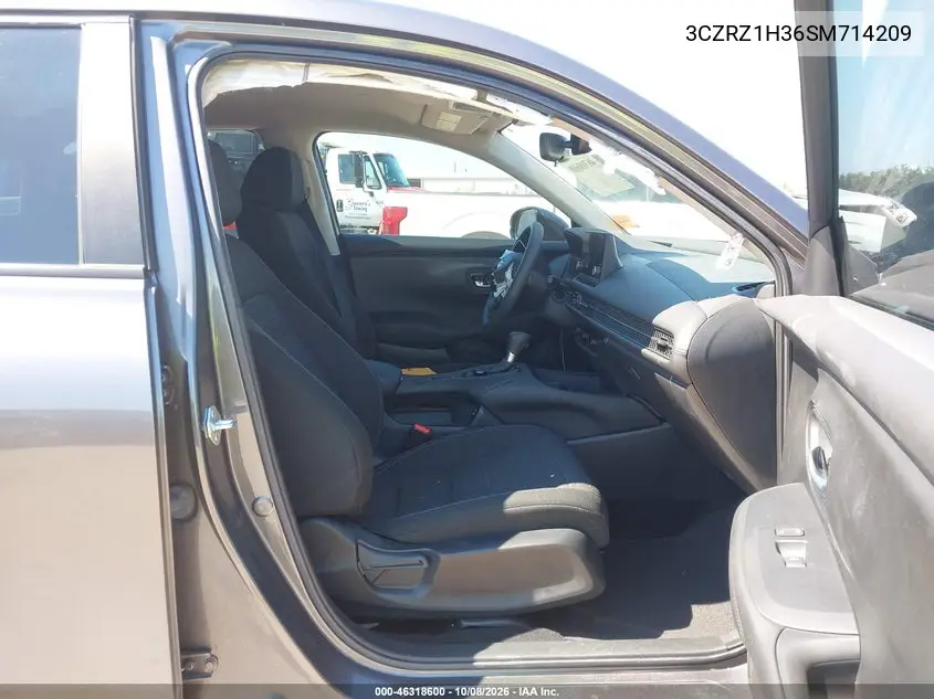 2025 HONDA HR-V VIN 3CZRZ1H36SM714209 — фото 5