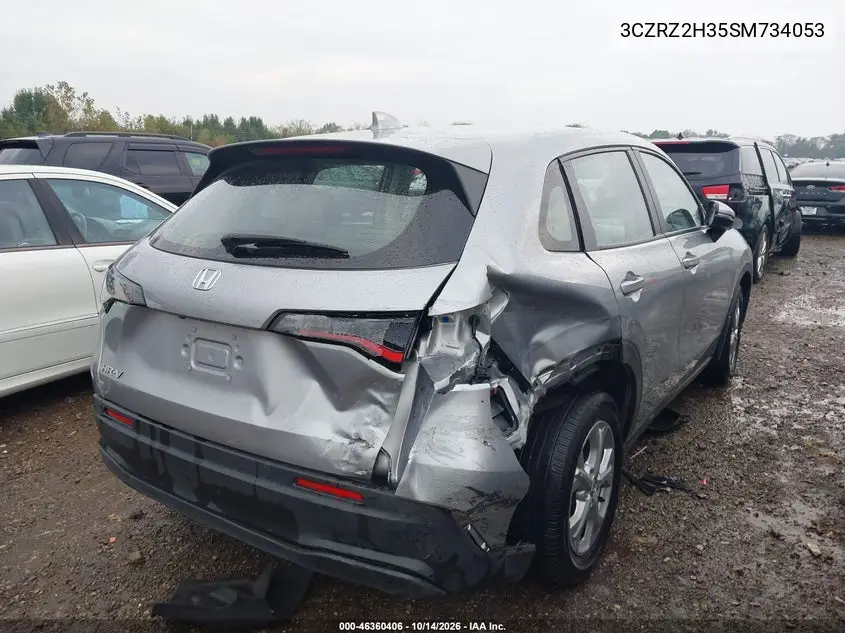2025 HONDA HR-V VIN 3CZRZ2H35SM734053 — фото 4