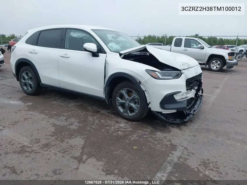 HONDA HR-V 2026, VIN 3CZRZ2H38TM100012
