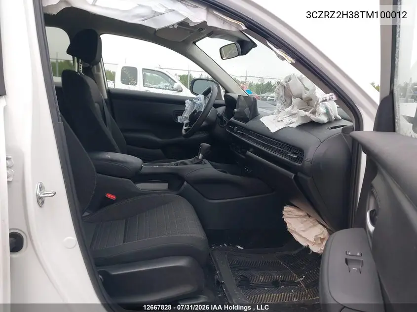 2026 HONDA HR-V VIN 3CZRZ2H38TM100012 — фото 5