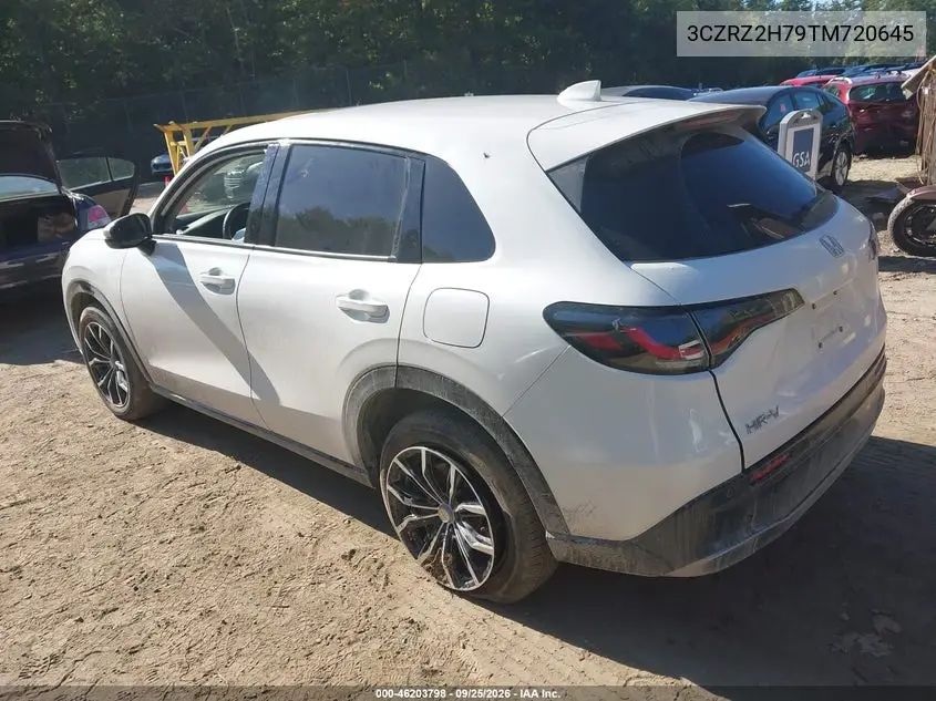 2026 HONDA HR-V VIN 3CZRZ2H79TM720645 — фото 3