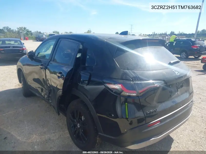 2026 HONDA HR-V VIN 3CZRZ2H51TM763682 — фото 3