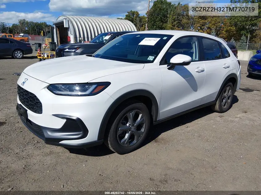 2026 HONDA HR-V VIN 3CZRZ2H32TM770719 — фото 2