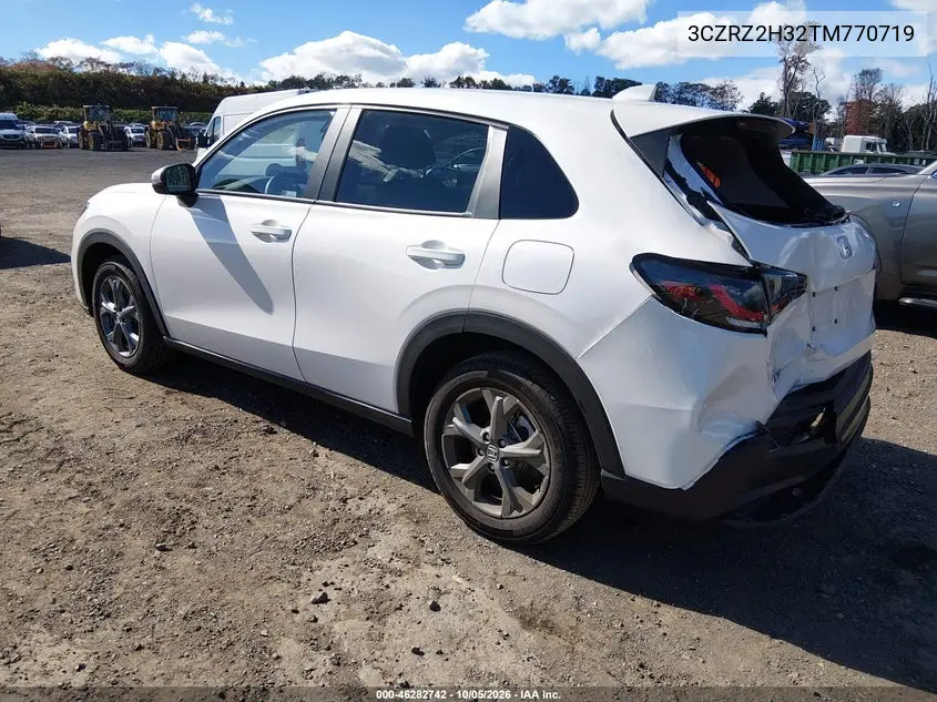 2026 HONDA HR-V VIN 3CZRZ2H32TM770719 — фото 3
