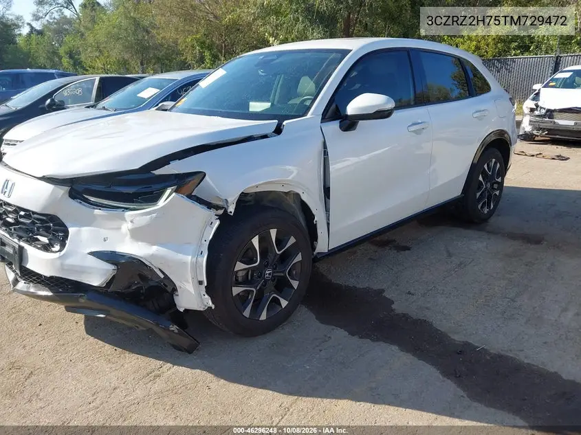 2026 HONDA HR-V VIN 3CZRZ2H75TM729472 — фото 2