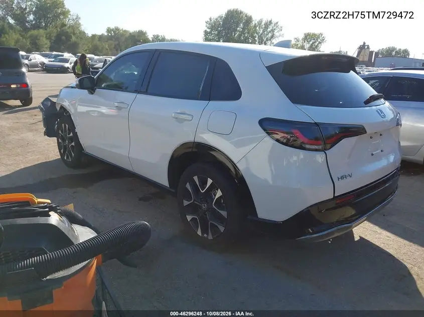 2026 HONDA HR-V VIN 3CZRZ2H75TM729472 — фото 3