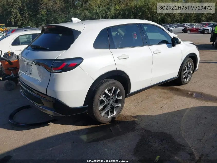 2026 HONDA HR-V VIN 3CZRZ2H75TM729472 — фото 4