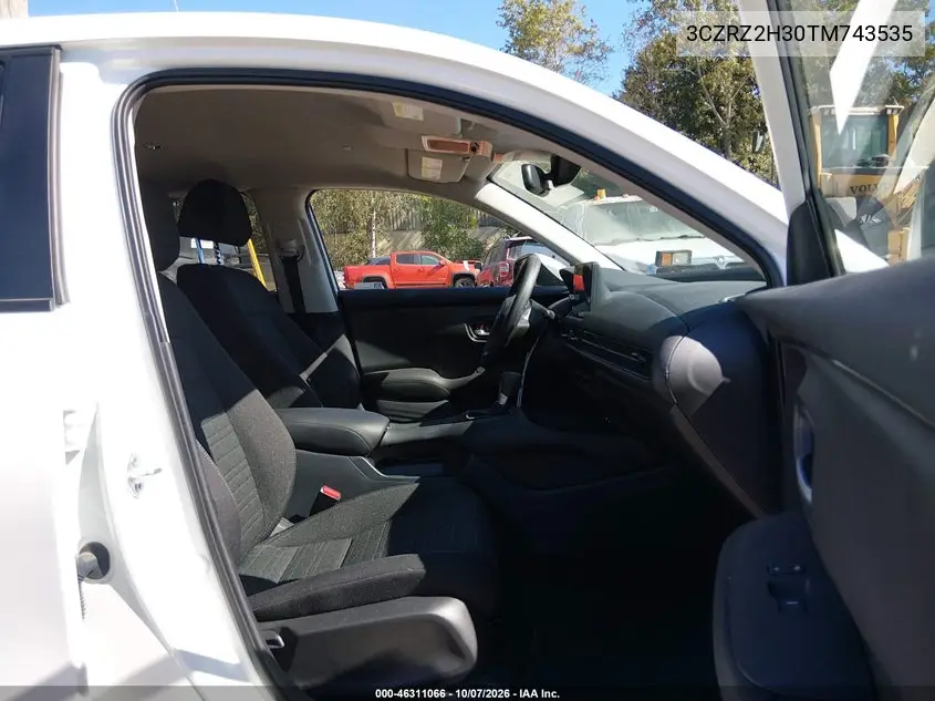 2026 HONDA HR-V VIN 3CZRZ2H30TM743535 — фото 5