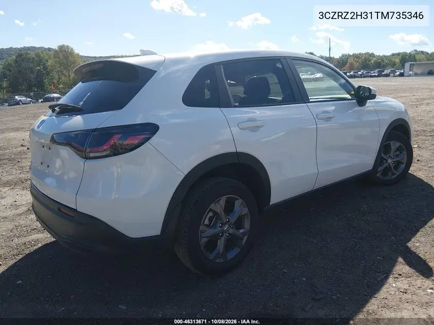 2026 HONDA HR-V VIN 3CZRZ2H31TM735346 — фото 4