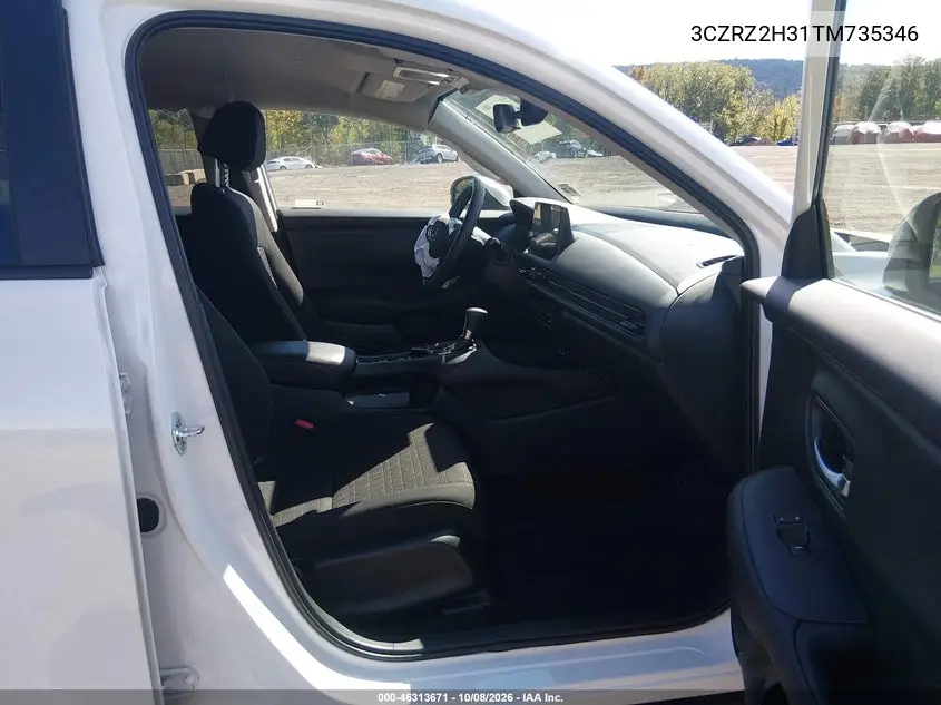 2026 HONDA HR-V VIN 3CZRZ2H31TM735346 — фото 5