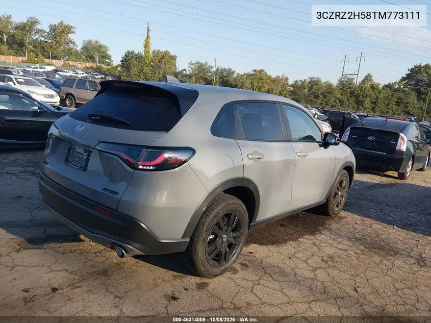 2026 HONDA HR-V VIN 3CZRZ2H58TM773111 — фото 4